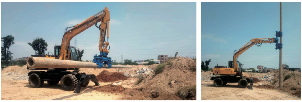 晉工輪挖JGM912LN，配網施工好幫手！