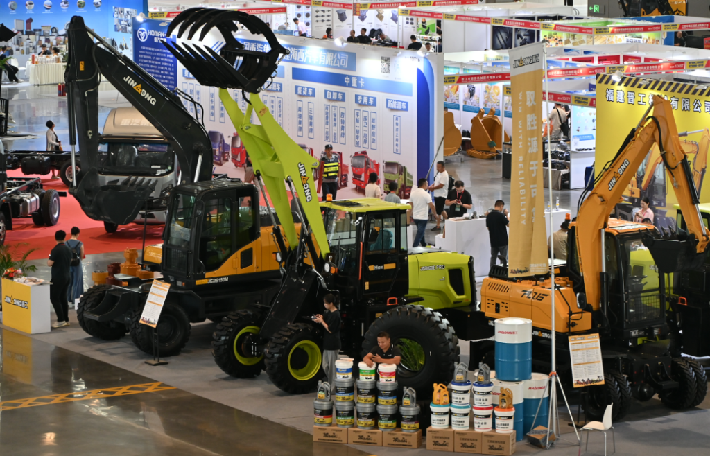 晉工機械閃耀2025廈門工程機械及輪式挖掘機展